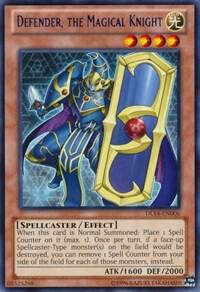 Defender, the Magical Knight (Blue) DL14-EN006 card from Duelist League Promo