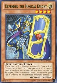 Defender, the Magical Knight (Green) DL14-EN006 card from Duelist League Promo