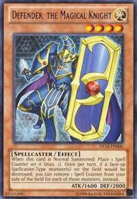 Defender, the Magical Knight (Purple) DL14-EN006 card from Duelist League Promo