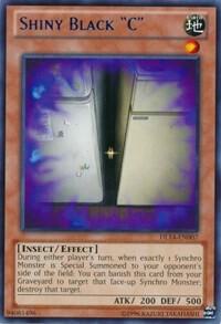 Shiny Black "C" (Blue) DL14-EN007 card from Duelist League Promo