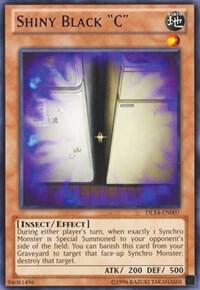 Shiny Black "C" (Purple) DL14-EN007 card from Duelist League Promo