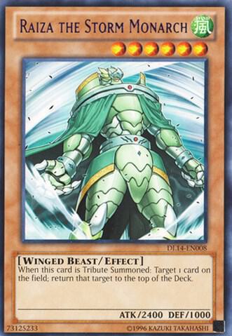 Raiza the Storm Monarch (Purple) DL14-EN008 card from Duelist League Promo