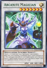 Arcanite Magician (Green) DL14-EN009 card from Duelist League Promo