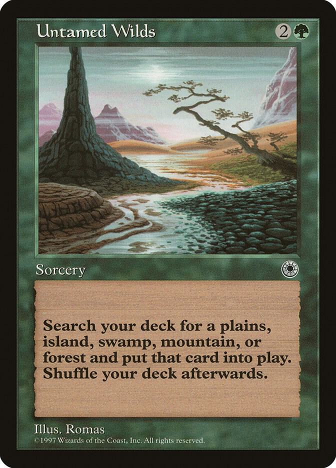 Untamed Wilds card from Portal