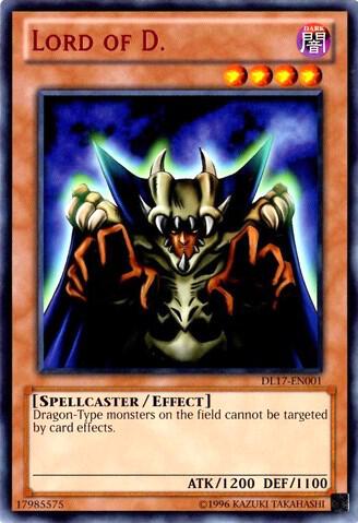 Lord of D. (Red) DL17-EN001 card from Duelist League Promo