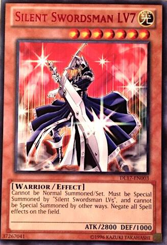 Silent Swordsman LV7 (Red) DL17-EN003 card from Duelist League Promo