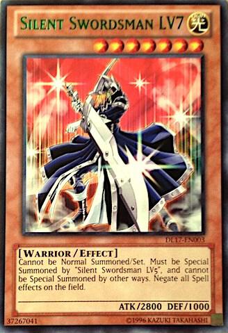 Silent Swordsman LV7 (Green) DL17-EN003 card from Duelist League Promo