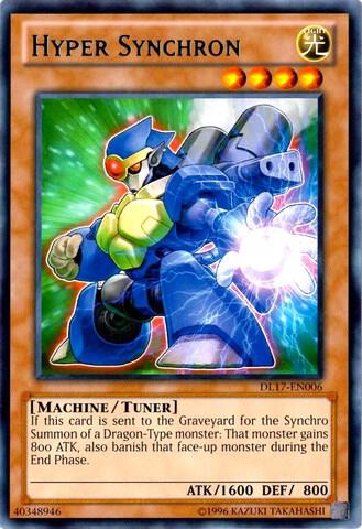 Hyper Synchron (Blue) DL17-EN006 card from Duelist League Promo