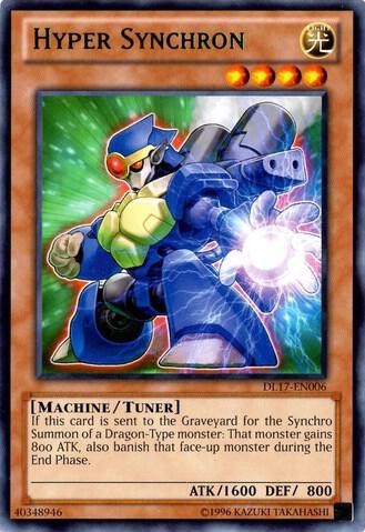 Hyper Synchron (Green) DL17-EN006 card from Duelist League Promo