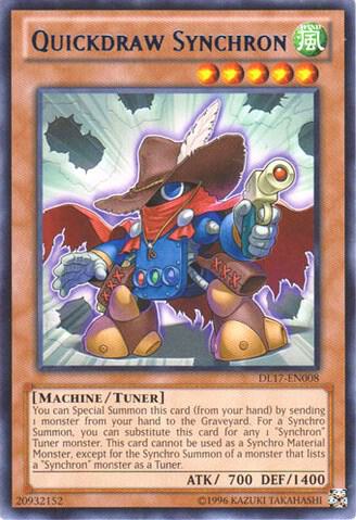 Quickdraw Synchron (Blue) DL17-EN008 card from Duelist League Promo