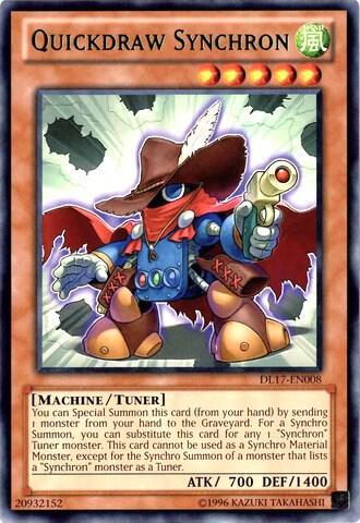 Quickdraw Synchron (Green) DL17-EN008 card from Duelist League Promo