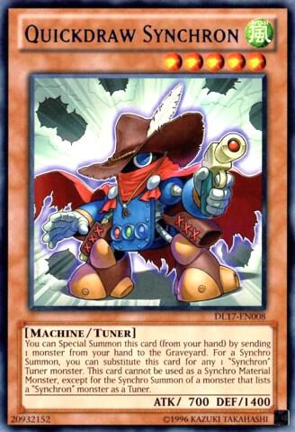 Quickdraw Synchron (Purple) DL17-EN008 card from Duelist League Promo