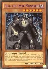 Delg the Dark Monarch (Purple) DL17-EN009 card from Duelist League Promo