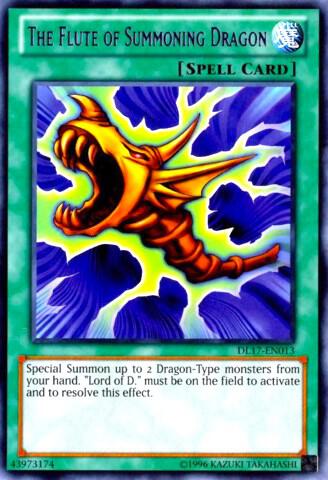 The Flute of Summoning Dragon (Purple) DL17-EN013 card from Duelist League Promo