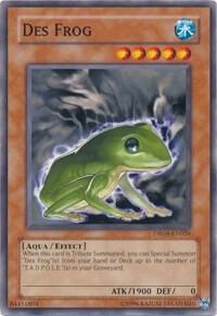 Des Frog DR04-EN026 card from Dark Revelation Volume 4