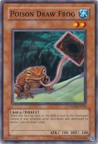 Poison Draw Frog DR04-EN028 card from Dark Revelation Volume 4