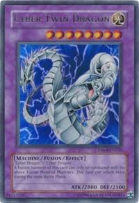 Cyber Twin Dragon DR04-EN035 card from Dark Revelation Volume 4