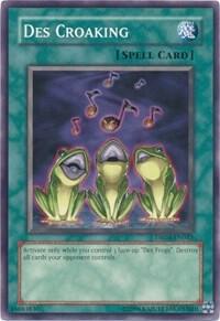 Des Croaking DR04-EN042 card from Dark Revelation Volume 4