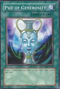 Pot of Generosity DR04-EN043 card from Dark Revelation Volume 4