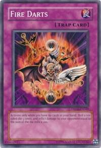 Fire Darts DR04-EN049 card from Dark Revelation Volume 4