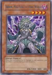 Brron, Mad King of Dark World DR04-EN082 card from Dark Revelation Volume 4