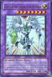 Elemental Hero Shining Flare Wingman DR04-EN096 card from Dark Revelation Volume 4