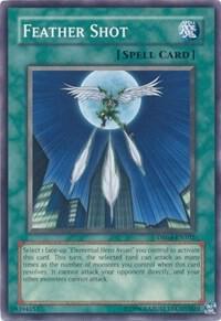 Feather Shot DR04-EN102 card from Dark Revelation Volume 4