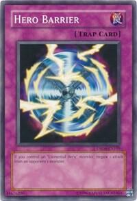 Hero Barrier DR04-EN109 card from Dark Revelation Volume 4