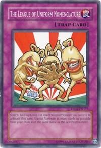 The League of Uniform Nomenclature DR04-EN115 card from Dark Revelation Volume 4