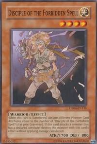 Disciple of the Forbidden Spell DR04-EN136 card from Dark Revelation Volume 4