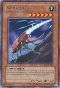 Saber Beetle DR04-EN143 card from Dark Revelation Volume 4