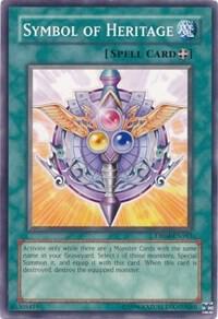 Symbol of Heritage DR04-EN163 card from Dark Revelation Volume 4