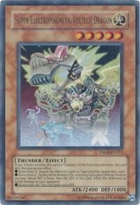 Super-Electromagnetic Voltech Dragon DR04-EN211 card from Dark Revelation Volume 4