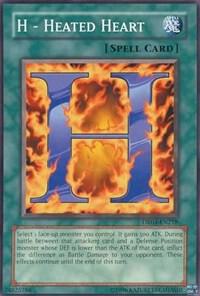 H - Heated Heart DR04-EN218 card from Dark Revelation Volume 4