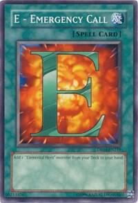 E - Emergency Call DR04-EN219 card from Dark Revelation Volume 4