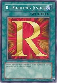 R - Righteous Justice DR04-EN220 card from Dark Revelation Volume 4