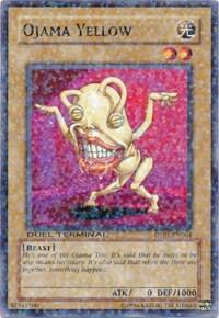Ojama Yellow DT01-EN004 card from Duel Terminal 1