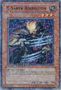 X-Saber Airbellum DT01-EN020 card from Duel Terminal 1
