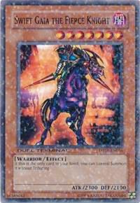 Swift Gaia the Fierce Knight DT01-EN056 card from Duel Terminal 1