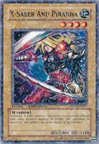 X-Saber Anu Piranha DT01-EN073 card from Duel Terminal 1
