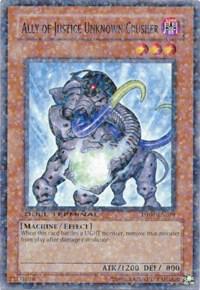 Ally of Justice Unknown Crusher DT01-EN079 card from Duel Terminal 1