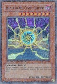 Ally of Justice Cosmic Gateway DT02-EN028 card from Duel Terminal 2