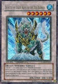 Dewloren, Tiger King of the Ice Barrier DT02-EN033 card from Duel Terminal 2