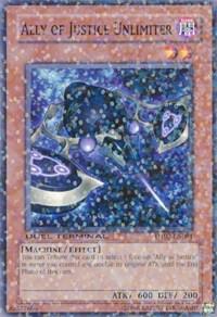 Ally of Justice Unlimiter DT02-EN081 card from Duel Terminal 2