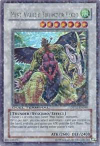 Mist Valley Thunder Lord DT02-EN090 card from Duel Terminal 2