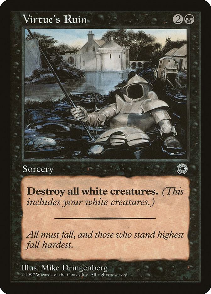 Virtue's Ruin card from Portal