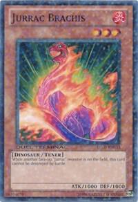 Jurrac Brachis DT03-EN015 card from Duel Terminal 3