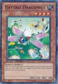 Naturia Dragonfly DT03-EN017 card from Duel Terminal 3