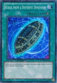 Burial from a Different Dimension DT03-EN044 card from Duel Terminal 3