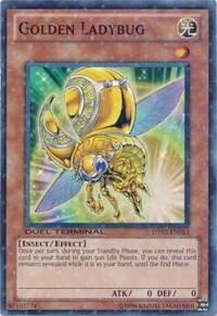 Golden Ladybug DT03-EN053 card from Duel Terminal 3